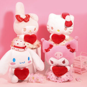 hello kitty valentines plush
